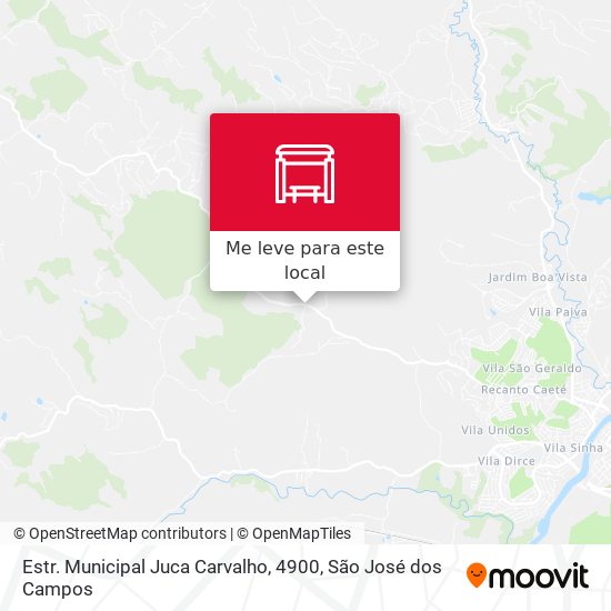 Estr. Municipal Juca Carvalho, 4900 mapa