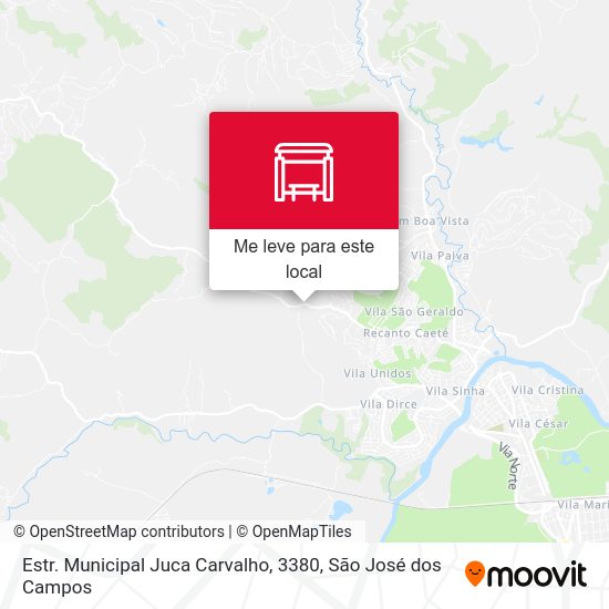 Estr. Municipal Juca Carvalho, 3380 mapa