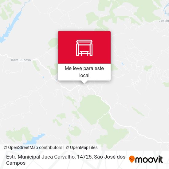 Estr. Municipal Juca Carvalho, 14725 mapa