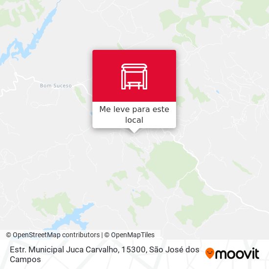 Estr. Municipal Juca Carvalho, 15300 mapa