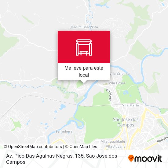 Av. Pico Das Agulhas Negras, 135 mapa