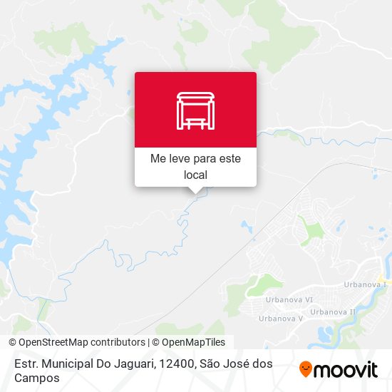 Estr. Municipal Do Jaguari, 12400 mapa