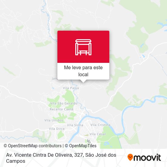 Av. Vicente Cintra De Oliveira, 327 mapa