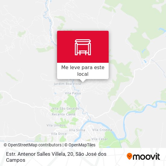 Estr. Antenor Salles Villela, 20 mapa