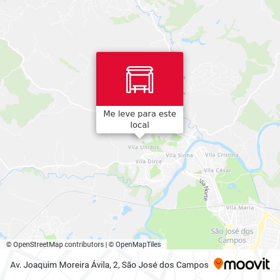 Av. Joaquim Moreira Ávila, 2 mapa