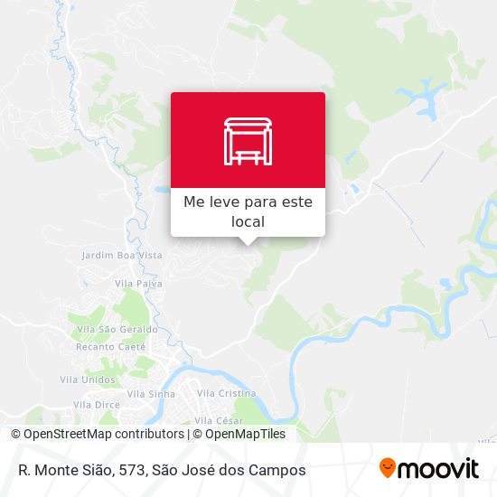 R. Monte Sião, 573 mapa