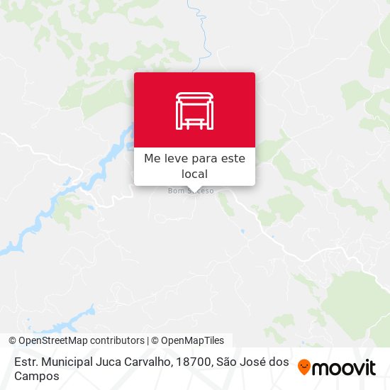 Estr. Municipal Juca Carvalho, 18700 mapa