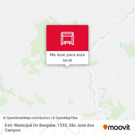 Estr. Municipal Do Bengalar, 1335 mapa