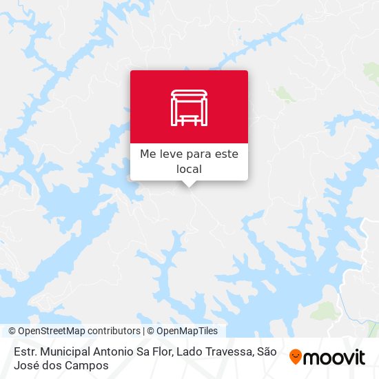 Estr. Municipal Antonio Sa Flor, Lado Travessa mapa