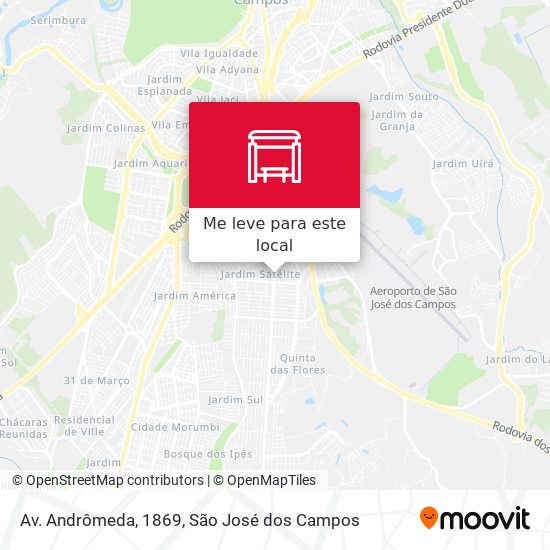 Av. Andrômeda, 1869 mapa