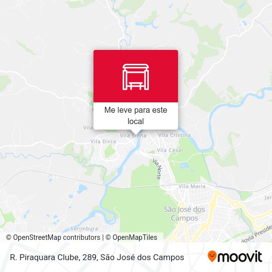 R. Piraquara Clube, 289 mapa