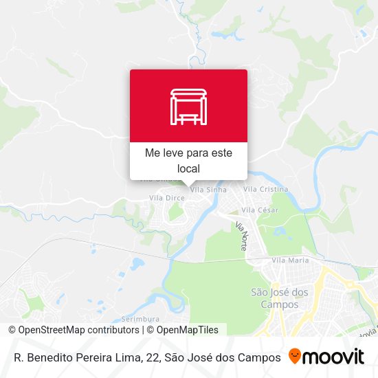 R. Benedito Pereira Lima, 22 mapa