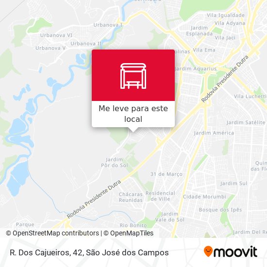 R. Dos Cajueiros, 42 mapa