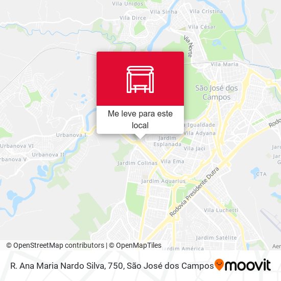 R. Ana Maria Nardo Silva, 750 mapa