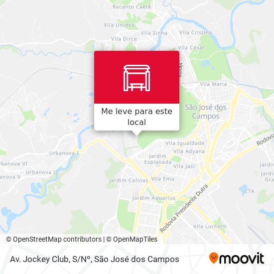 Av. Jockey Club, S/Nº mapa