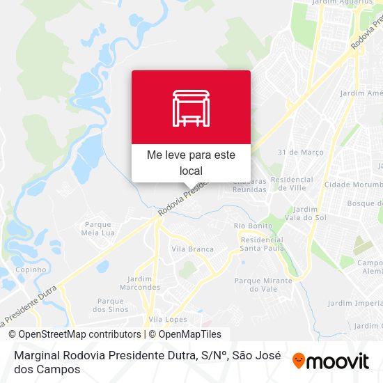 Marginal Rodovia Presidente Dutra, S / Nº mapa