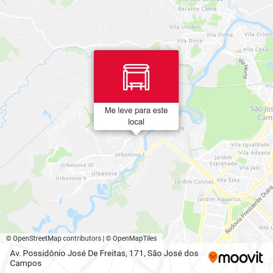 Av. Possidônio José De Freitas, 171 mapa