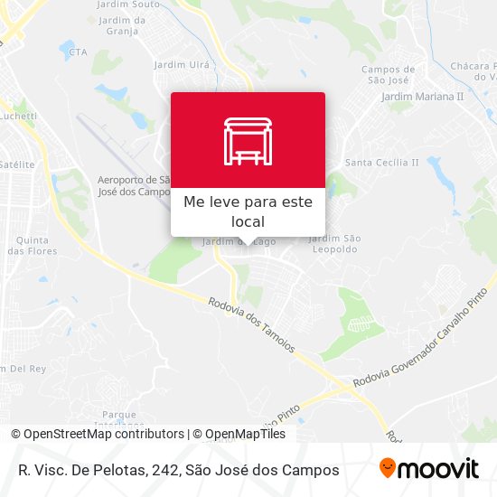 R. Visc. De Pelotas, 242 mapa