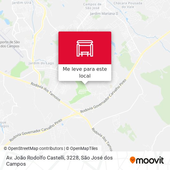 Av. João Rodolfo Castelli, 3228 mapa