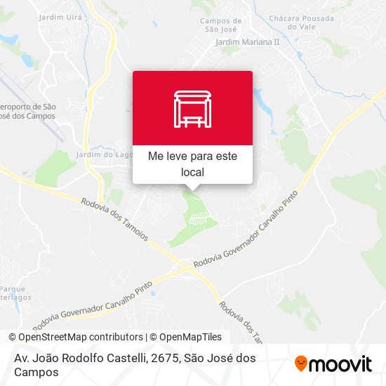 Av. João Rodolfo Castelli, 2675 mapa