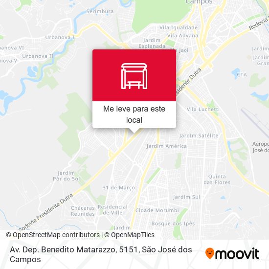Av. Dep. Benedito Matarazzo, 5151 mapa