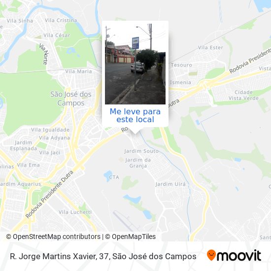 R. Jorge Martins Xavier, 37 mapa