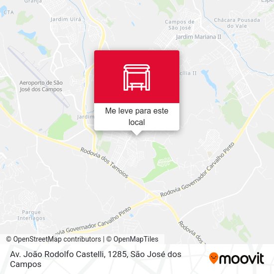 Av. João Rodolfo Castelli, 1285 mapa