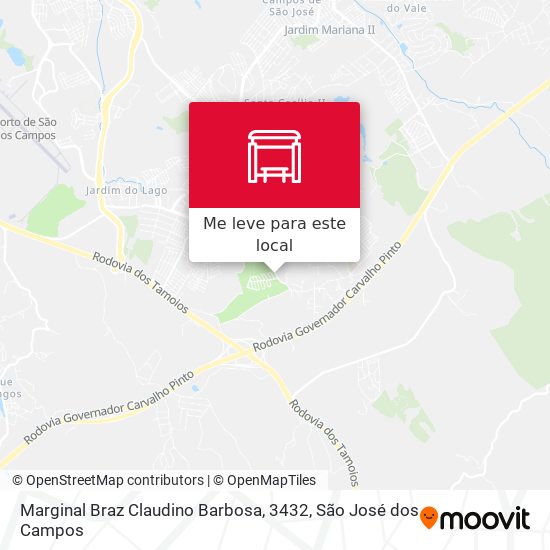 Marginal Braz Claudino Barbosa, 3432 mapa