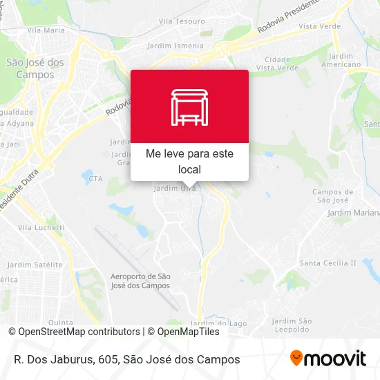 R. Dos Jaburus, 605 mapa