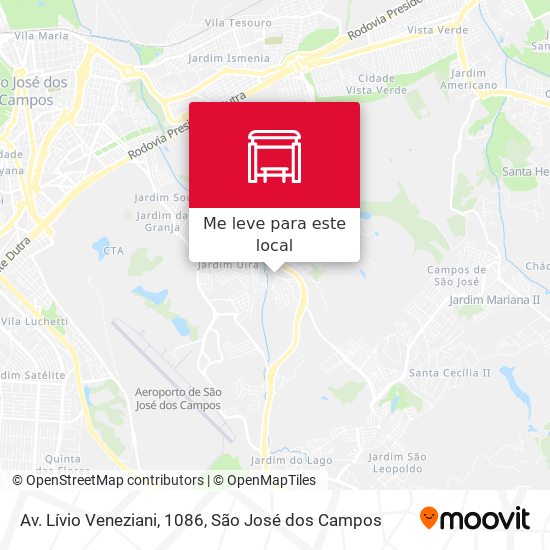 Av. Lívio Veneziani, 1086 mapa