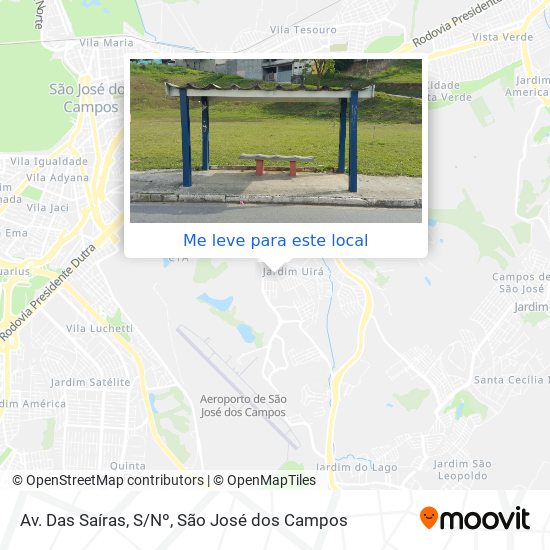 Av. Das Saíras, S/Nº mapa