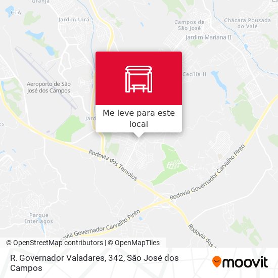 R. Governador Valadares, 342 mapa