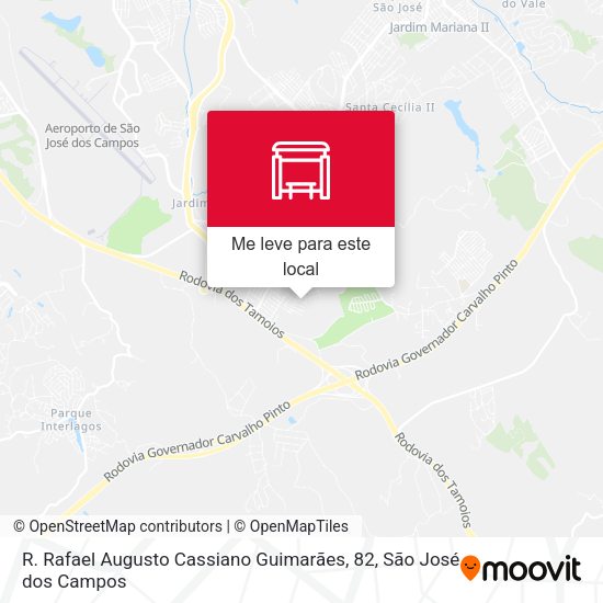 R. Rafael Augusto Cassiano Guimarães, 82 mapa