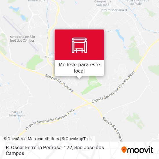 R. Oscar Ferreira Pedrosa, 122 mapa