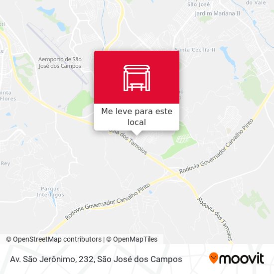 Av. São Jerônimo, 232 mapa