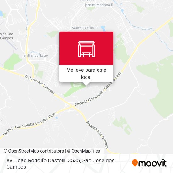 Av. João Rodolfo Castelli, 3535 mapa