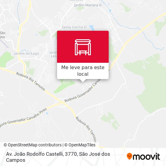 Av. João Rodolfo Castelli, 3770 mapa