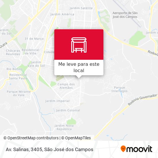 Av. Salinas, 3405 mapa
