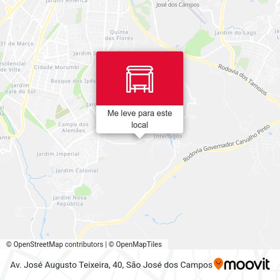 Av. José Augusto Teixeira, 40 mapa