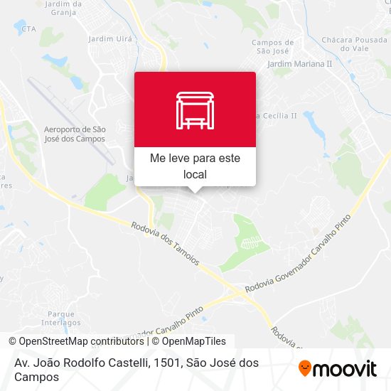 Av. João Rodolfo Castelli, 1501 mapa