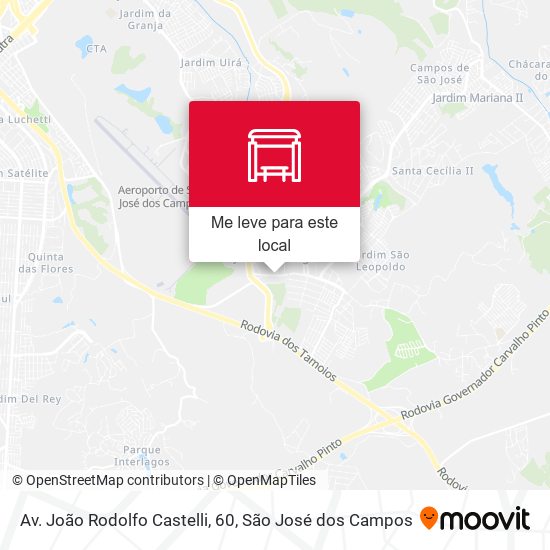 Av. João Rodolfo Castelli, 60 mapa