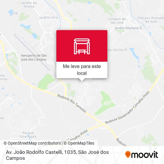 Av. João Rodolfo Castelli, 1035 mapa
