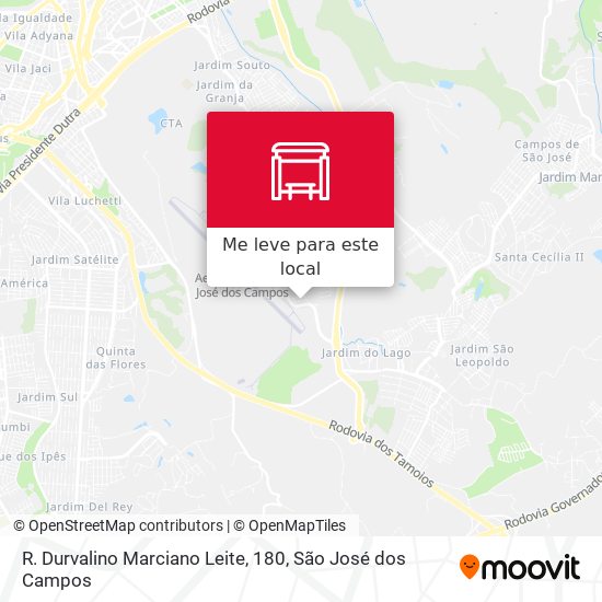 R. Durvalino Marciano Leite, 180 mapa