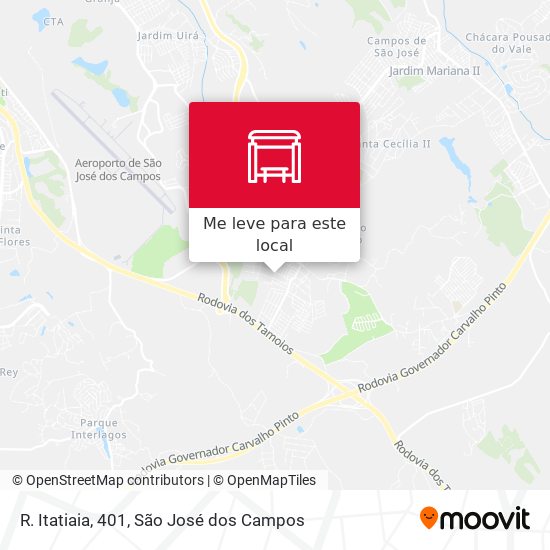 R. Itatiaia, 401 mapa