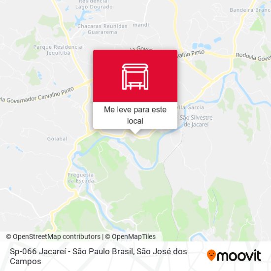 Sp-066 Jacareí - São Paulo Brasil mapa