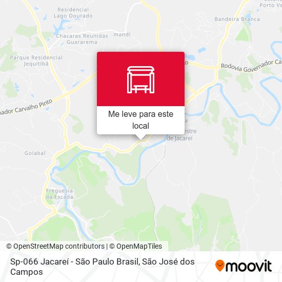 Sp-066 Jacareí - São Paulo Brasil mapa