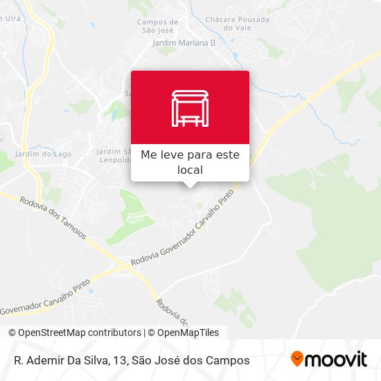 R. Ademir Da Silva, 13 mapa