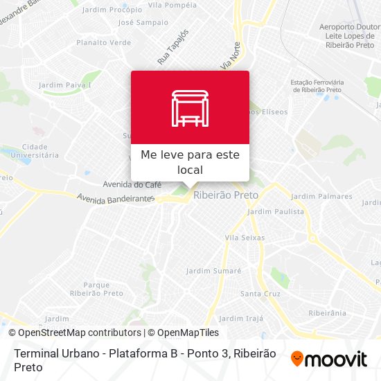 Terminal Urbano - Plataforma B - Ponto 3 mapa