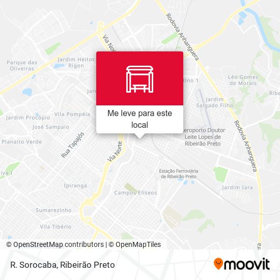 R. Sorocaba mapa