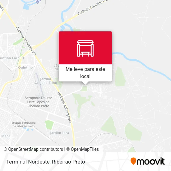 Terminal Nordeste mapa